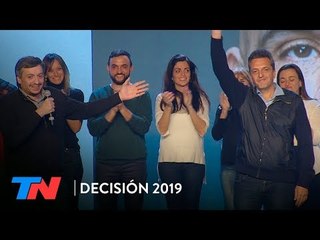 El discurso de Sergio Massa tras las PASO