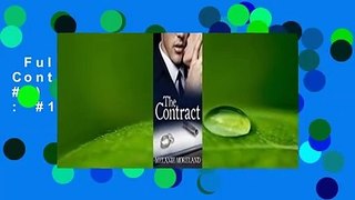 Full version  The Contract (The Contract, #1)  Best Sellers Rank : #1