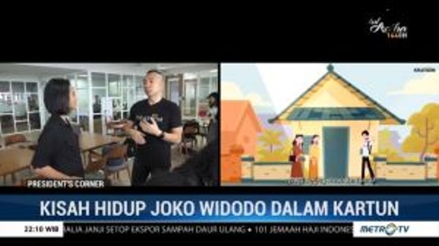 Kisah Hidup Joko Widodo dalam Kartun