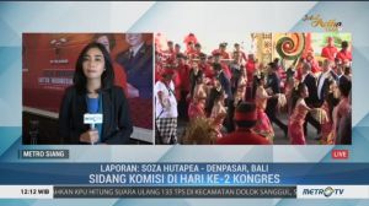 Hari Kedua, Kongres V PDIP Diisi Sidang Komisi dan Rapat Paripurna