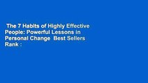 The 7 Habits of Highly Effective People: Powerful Lessons in Personal Change  Best Sellers Rank :