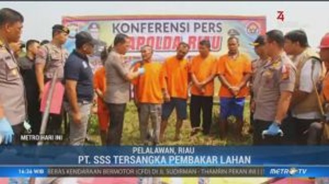 Perusahaan Sawit Jadi Tersangka Pembakar Lahan di Riau