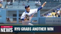 LA Dodgers' Ryu Hyun-jin grabs his 12th win of the season against Arizona Diamondbacks
