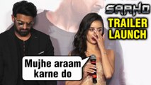 Saaho Trailer Launch | Shraddha Kapoor REVEALS PAINFUL Experience While Shooting With Prabhas