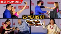Salman Khan Madhuri Dixit BACK To BACK FUN Moments | Hum Aapke Hain Koun 25 Years Screening