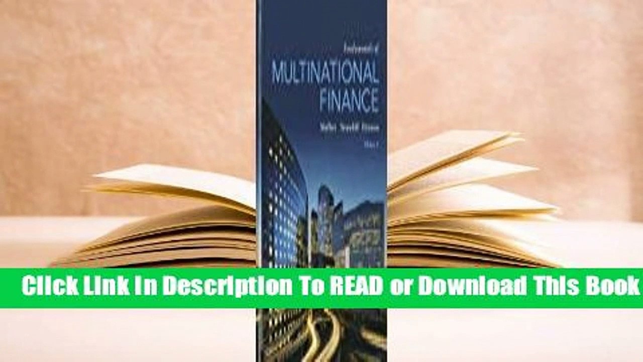 Fundamentals of Multinational Finance
