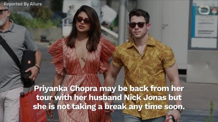 Priyanka Chopra Shows Off Neon Pink Eye Look At Los Angeles Beautycon