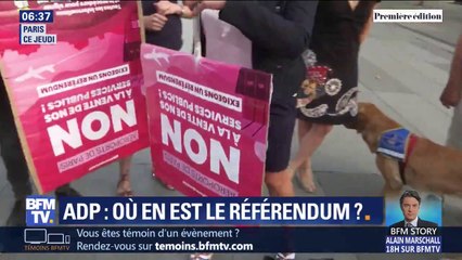 Où en est le référendum sur la privatisation d'ADP ?