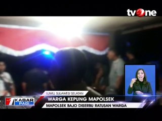 Tangkap Pelaku Pembunuhan, Mapolsek Bajo Dikepung Warga
