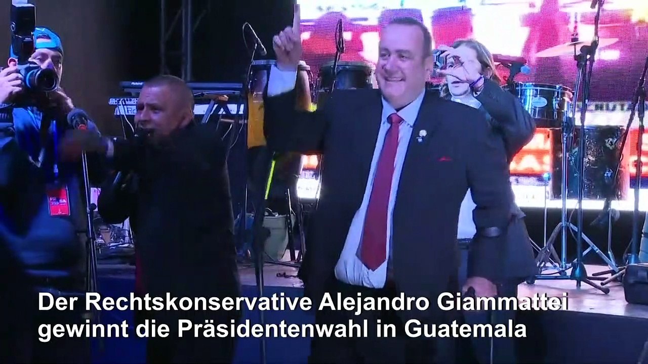 Rechtskonservativer Giammattei wird Präsident Guatemalas