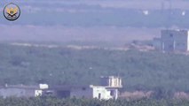 شاهد-- تدمير دبابة ثانية لعصابات الأسد على جبهة سكيك بريف إدلب بعد استهدافها بصاروخ مضاد للدروع.
