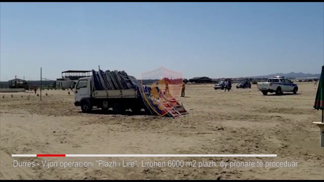 Lirohet 6000 m2 plazh publik i zaptuar ne Durres