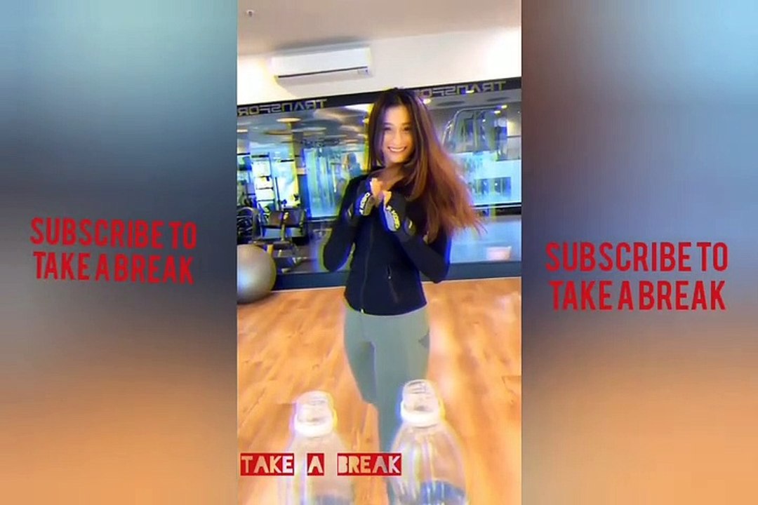 Girls version of #Bottlecapchallenge funny videos