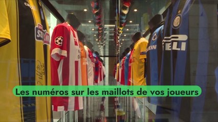 L’histoire des numéros sur les maillots de foot