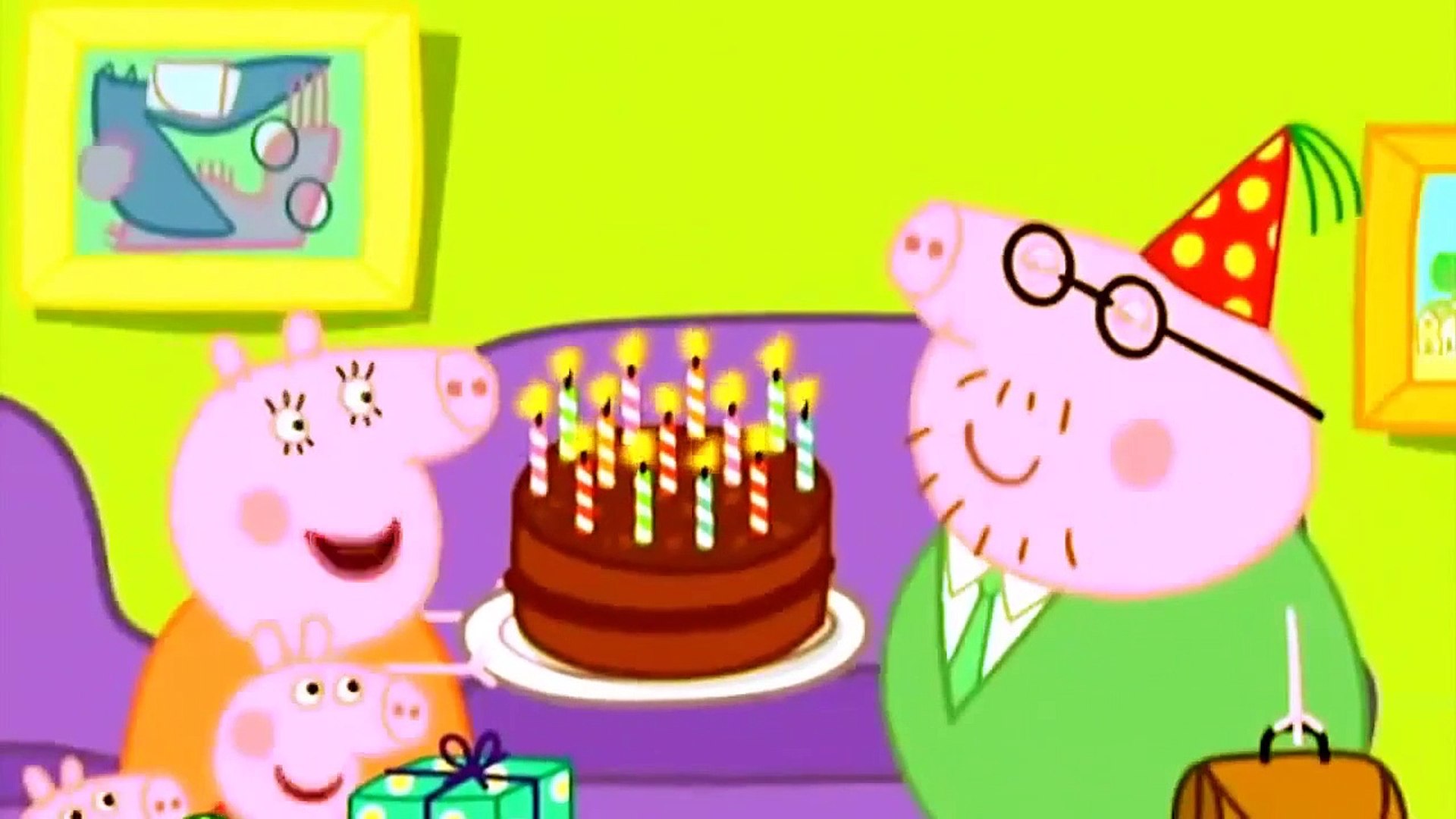 Bougie anniversaire - Bougie d'anniversaire Peppa - Anniversaire Peppa Pig