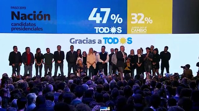 Alberto Fernández se impone en las primarias de Argentina