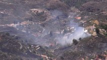Un millar de personas permanecen desalojadas por incendio de Gran Canaria