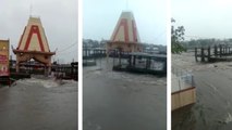VIDEO: गुजरात की आजी नदी में आई बाढ़, महादेव मंदिर डूबा, रेस्क्यू के लिए आए आर्मी के 50 जवान