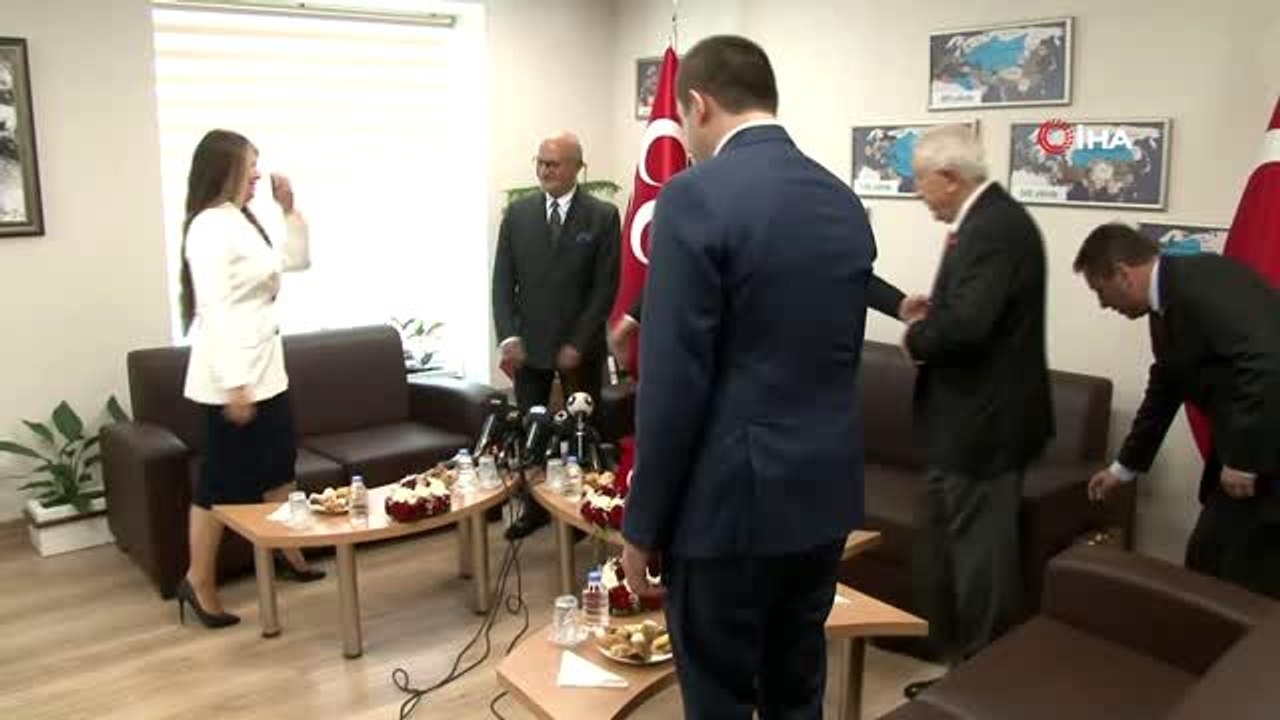 Demokrat Parti'den MHP'ye Kurban Bayramı ziyareti