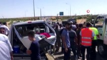 Şanlıurfa'da zincirleme trafik kazası: 14 yaralı
