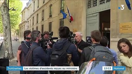 Trottinettes : les victimes reçues au ministère des Transports