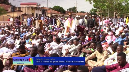 Tabaski 2019 à Labé : voici le sermon du grand imam Cerno Badrou Bah