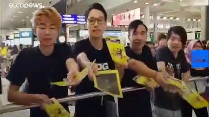 تمام پروازهای فرودگاه هنگ کنگ لغو شد