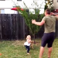 Cute babies playing with their dad cute babies