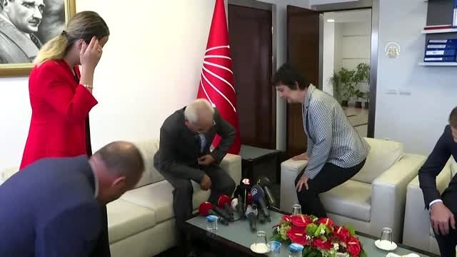 Siyasi partilerde bayramlaşma - BBP heyeti CHP'yi ziyaret etti