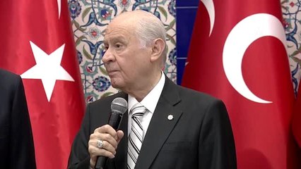 Bahçeli: "Herhangi bir pazarlığın içerisinde değiliz"