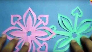 How to make flowers from papercraft?
