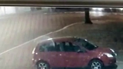 Veja: câmera flagra momento de grave colisão na Rua Carlos Gomes