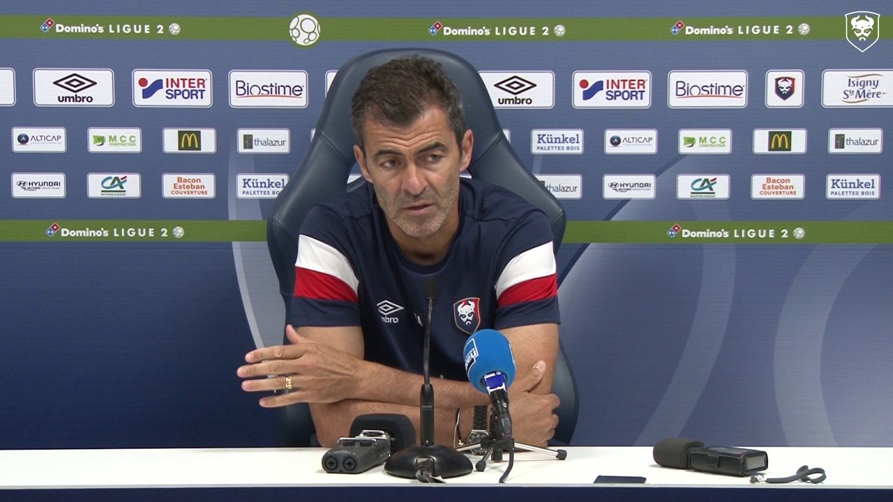 Conférence de presse avant SMCaen / AS Nancy Lorraine (1er tour Coupe de la Ligue BKT)