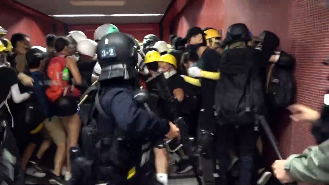 Hongkong: Polizeigewalt gegen Demonstranten