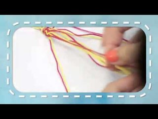 The Friendship Bracelet Book: Intermediate Pattern