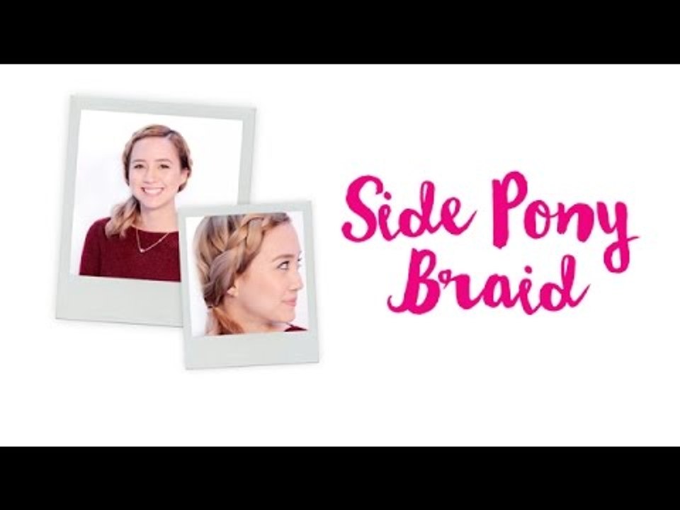 How To Create A Side Pony Braid