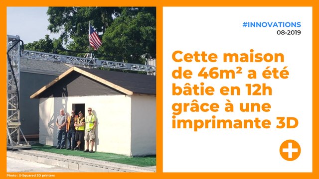 Cette maison de 46m² a été bâtie en 12h grâce à une imprimante 3D