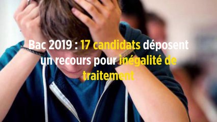 Bac 2019 : 17 candidats déposent un recours pour inégalité de traitement