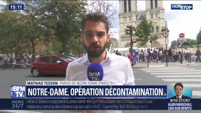 L'opération de décontamination au plomb commence dans le quartier de Notre-Dame