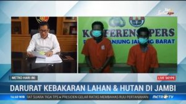 2 Pelaku Pembakar Lahan di Jambi Bukan dari Korporasi