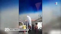 Grèce : Regardez les images des touristes d'un camping surpris par un incendie qui a touché le sud du pays