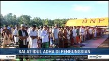Korban Gempa Halmahera Selatan Laksanakan Salat Iduladha di Pengungsian