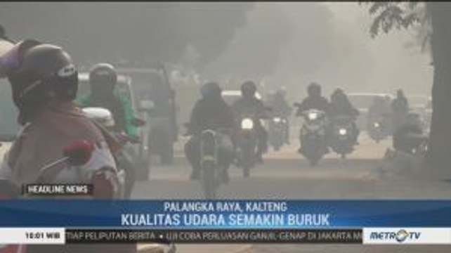 Kabut Asap Selimuti Palangka Raya