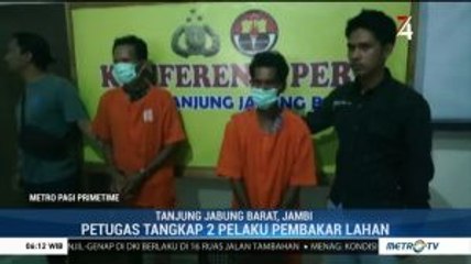 Polisi Tangkap Dua Pembakar Lahan di Jambi