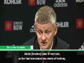 Sanchez is getting closer to full fitness - Solskjaer