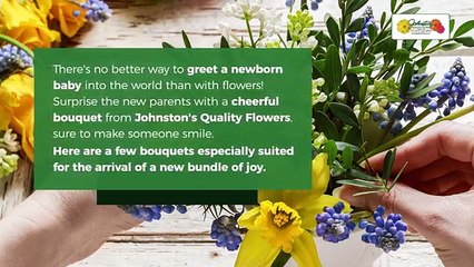 New Baby Cheer Bouquet at Johnston's Quality Flowers Inc. Fort Smith