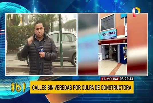 La Molina: peatones en peligro por calles sin veredas