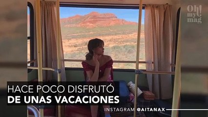 Aitana luce provocativa en los aseos de un sitio muy poco usual