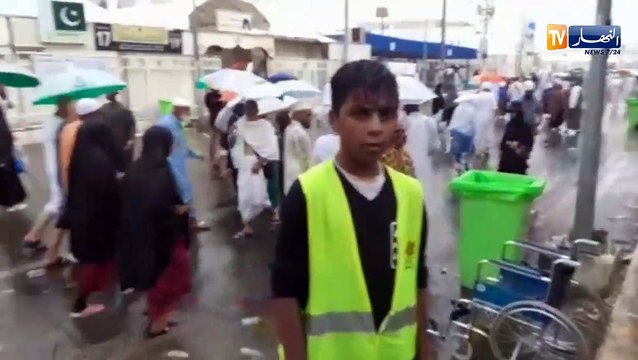 أمطار رعدية وسيول جارفة تجتاح مشاعر منى
