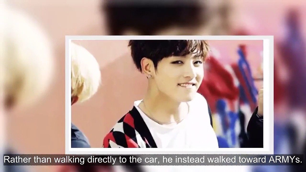 BTS’s Jungkook Went Out Of His Way To Greet Fans With A Respectful Bow